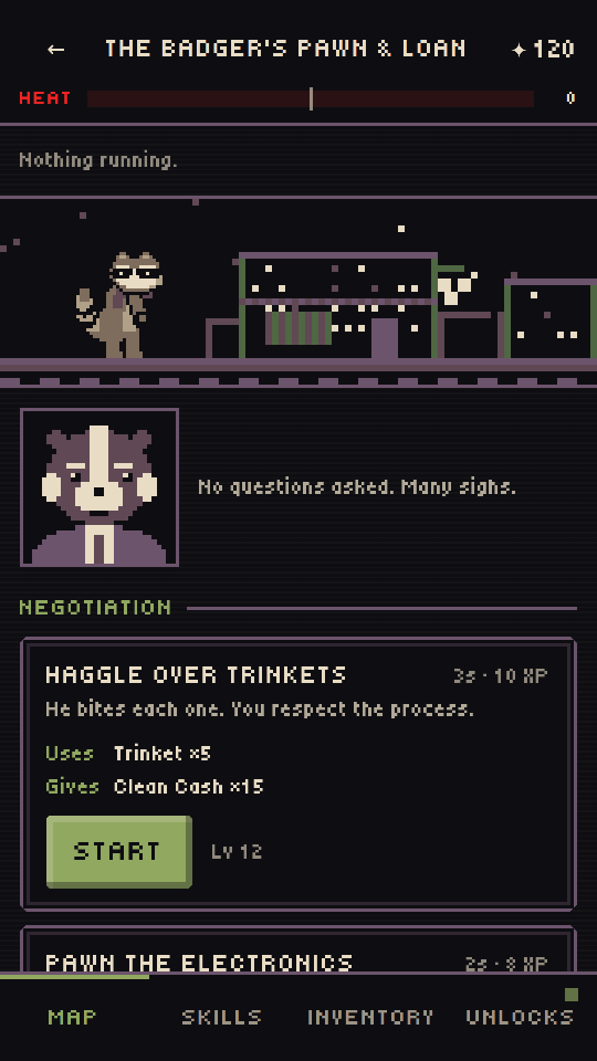 The badger's pawn shop